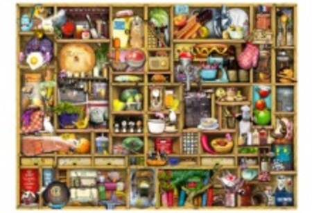 Wooden Jigsaw Puzzle - Kitchen Cupboard - 500 Pieces Wentworth Wooden Jigsaw Puzzle